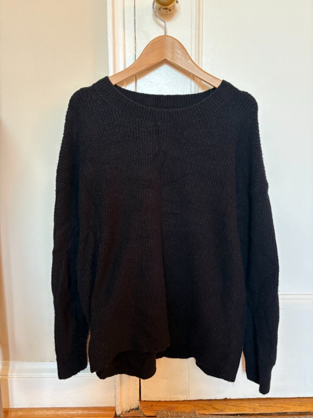J.Crew Factory Extra Soft Black Sweater